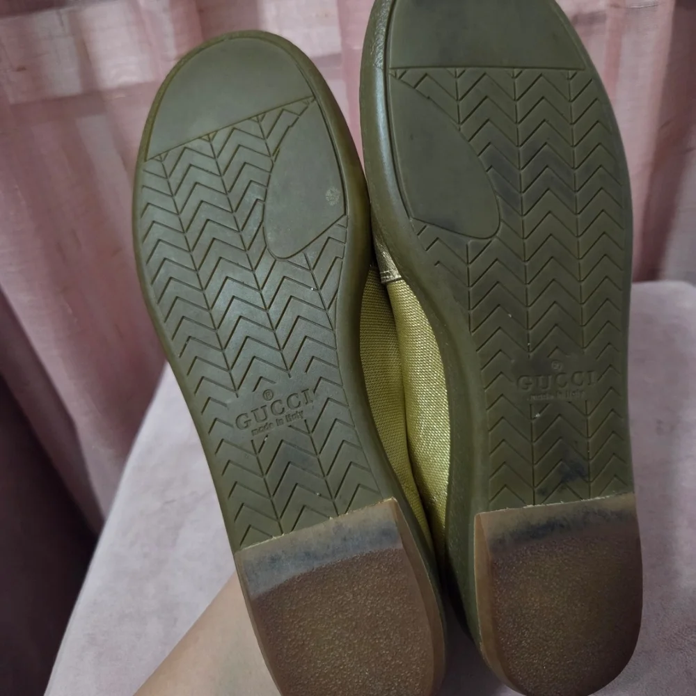 Gucci Gold Sneakers - Picture 7 of 12